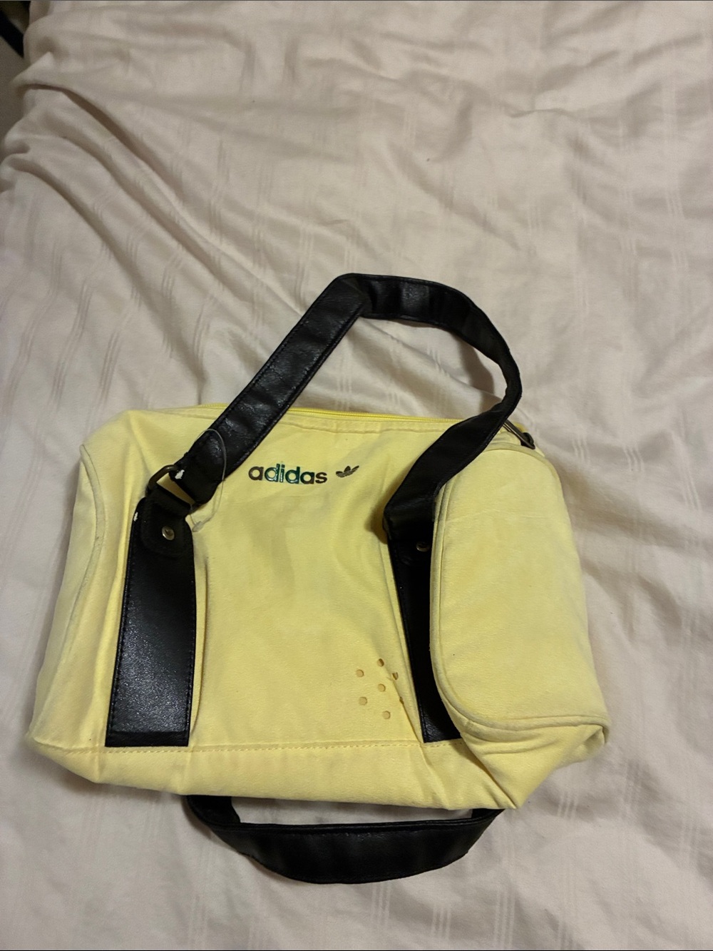 adidas Yellow Tote with Black Handles